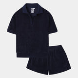 ライトテリーポロセット_NAVY