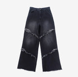 (Unisex) ネットダメージウォッシングパンツ
