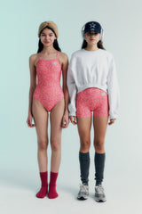 [Vintage Peony_pink] One Piece Swimsuit