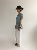 Epo Sheer Button Sleeveless (6color)