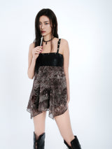 BELTED LEOPARD SLEEVELESS