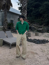 LMN Dove Patch Carpentine Cotton Pants (4 colors)