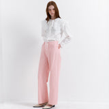 Over-dyeing Relax Pants Pink
