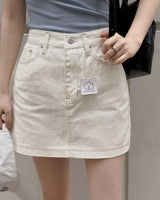 Moa cotton mini skirt