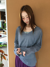 Cinnamon Summer V-neck Knit (6color)