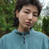 サーフェイスフリースプルオーバー / Dusty aqua