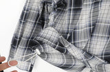 No.0785 thin C ストリングチェックシャツ (3color)