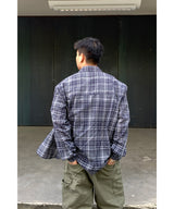 Ant check long sleeve shirt
