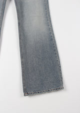 LOW SEMI BOOTS CUT DENIM
