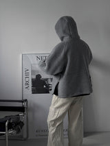 [Premium] 3 TAP Shearing Anorak Hoodie (2color)