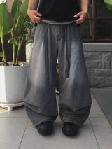 May strap denim pants 2C