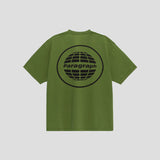 ビッグサークルロゴTシャツ_グリーン