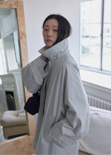 Cabin Cotton Half Coat (Ash Cream)