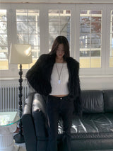 Luna Skin Off-Shoulder Cable Slim-Fit Knit