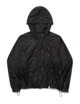 シャイニング ラッフル ウィンドブレーカー ジャケット(BLACK)