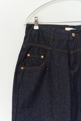 Blade Stitch Wide Denim