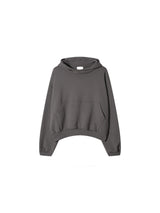 Louis ハイネック 無地クロップドパーカー 3C
