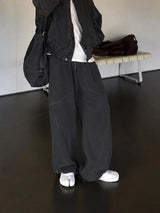ASCLO ストーン ピグメント スウェット パンツ (4color)