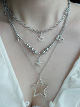 [3set] y2k star layerd necklace | 별 스타 레이어드 세트 목걸이