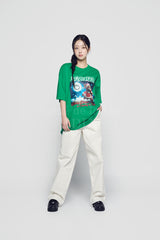 24FW RUNNING SANTA BEAR SHORT SLEEVE T-SHIRT GREEN