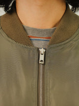 LU Overfit Shirring Bomber Jacket
