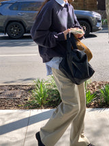 wide pintuck pants