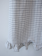 side button smocking skirt & dress 