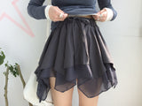 chiffon layered skirt