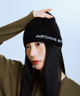 エッジサイド AB ロゴビーニー (チャコール)