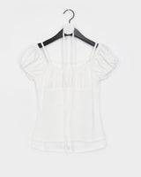 Hardel Cosage Layered Shirring Puff T-Shirt