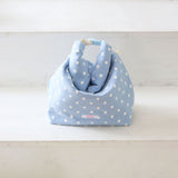 cozy lunch bag - blue dot