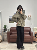 CATION DIAGONAL LINE HOODIE JUMPER