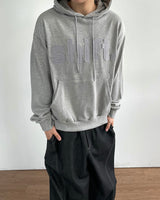 Shift patch embroidery hoodie