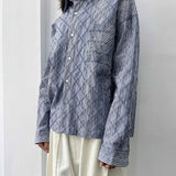 Ripple Texture Stripe Shirt