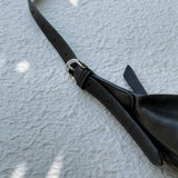 ドレープド カーブド ショルダーバッグ