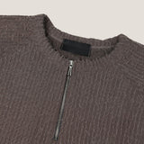 LMN Boucle Semi-Mustle Half-Zip Short Sleeve (3 colors)