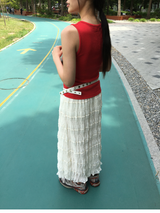 Tincture Ripple Long Skirt (2color)