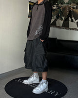 SL Raw Denim Cargo Bermuda Pants (2C)