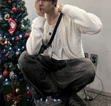 Museum Angora Semi-Over Cardigan