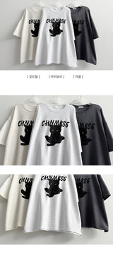 Black Cat 半袖Tシャツ