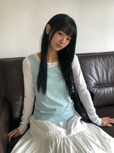 ヴィノピンタックバンディングフレアミディスカート