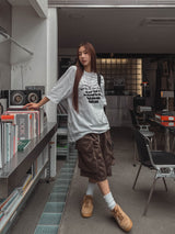 ドリーミングプリンティングオーバー半袖Tシャツ