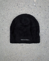 シャギーニットビーニー ブラック