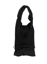 Desert Cowl Neck Hooded Drape Top
