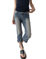 Vintage Capri Denim Pants (low-rise)