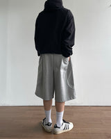 Curved Bermuda Sweatpants