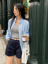 [MADE] Dears Cotton Pintuck Shorts