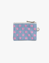 Twister Star Denim Wallet - Light Blue/Pink