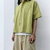 Haze Leaf Textured Shirt