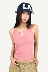 LA Boucle Lettering Flat Ball Cap